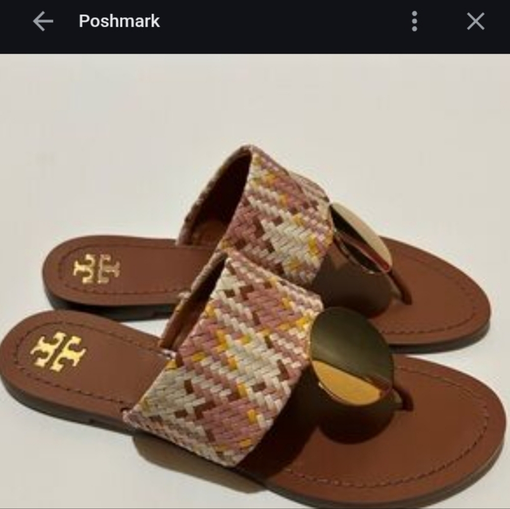 Patos Disk Sandals.No Size Tag See Pic.For Measurements.Small Skrach On Disk. - Picture 1 of 11